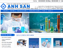 Tablet Screenshot of anhsanchem.com